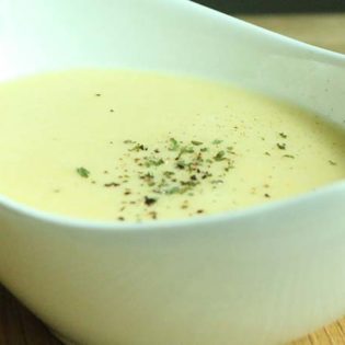 Chilled Corn and Coconut Soup