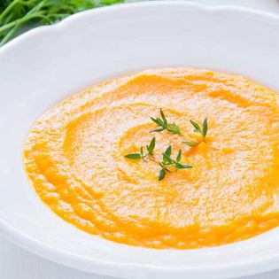 Roasted Carrot and Apple Soup